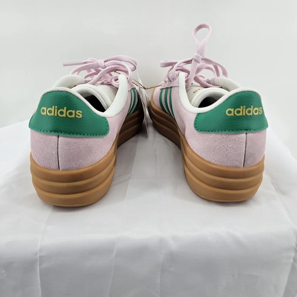 NIB Women's ADIDAS VL Court Bold Platform Sneaker JP6916 Pink/Green Size 6 - Picture 6 of 9